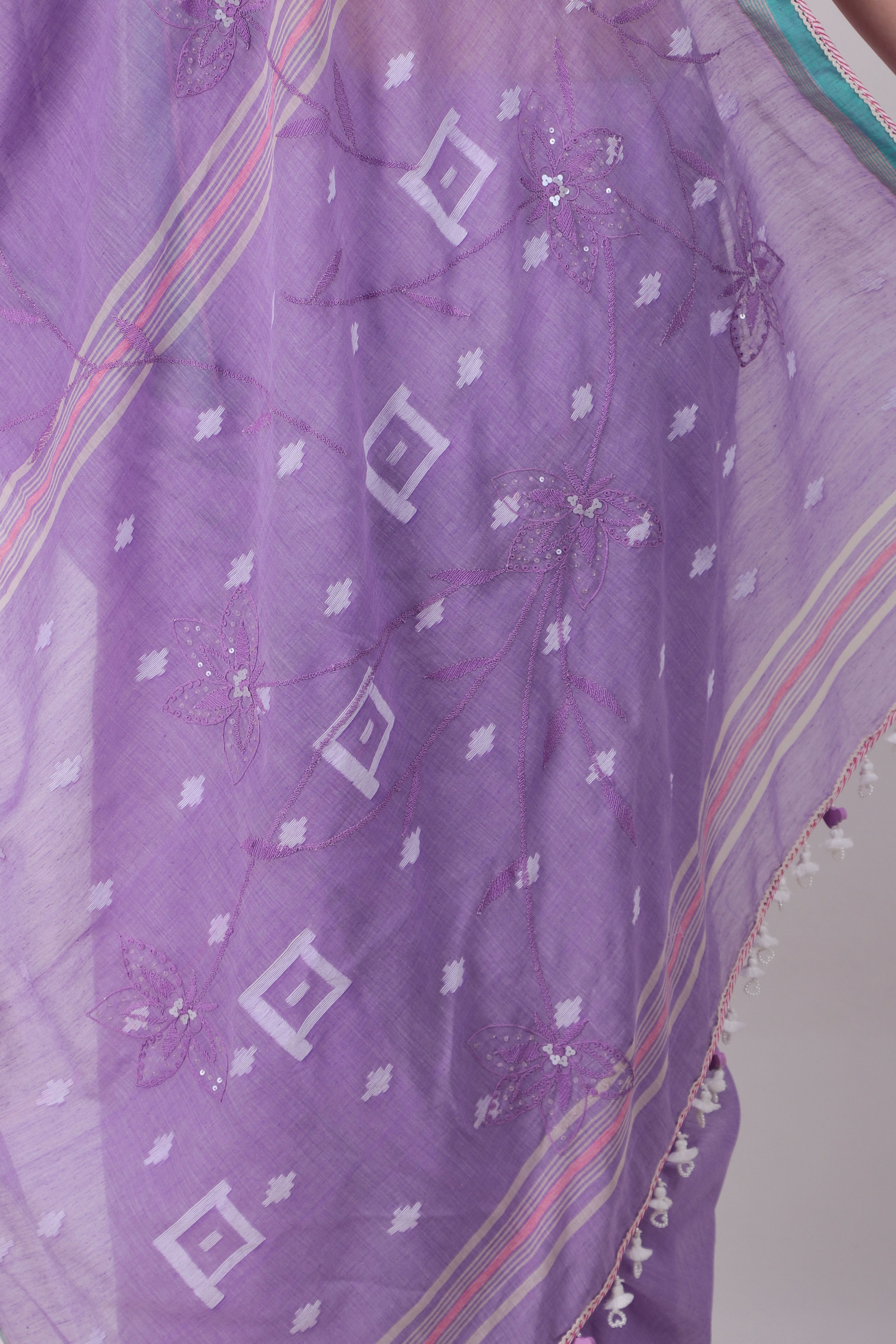 VANANI - lilac purple saree