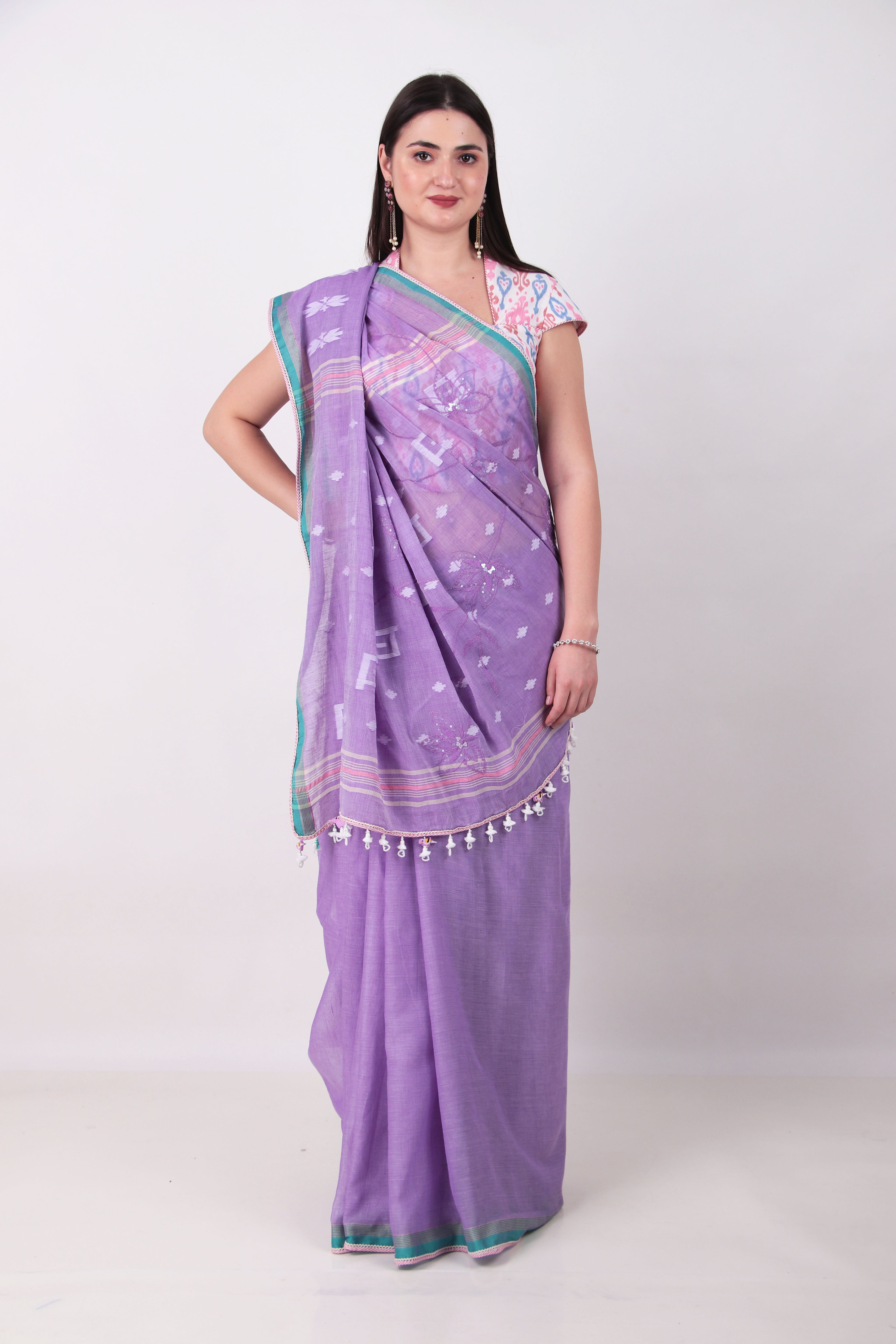 VANANI - lilac purple saree