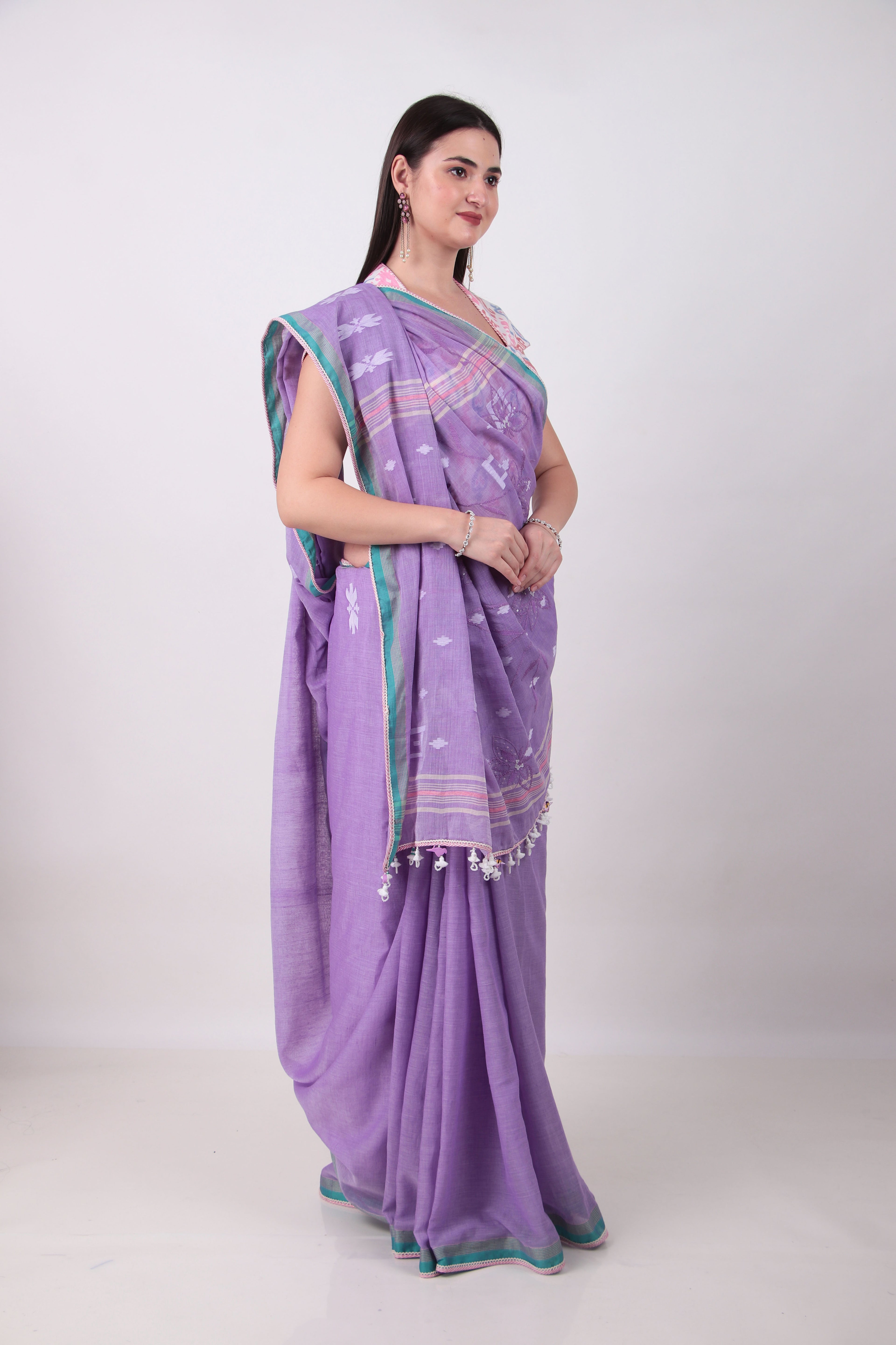 VANANI - lilac purple saree