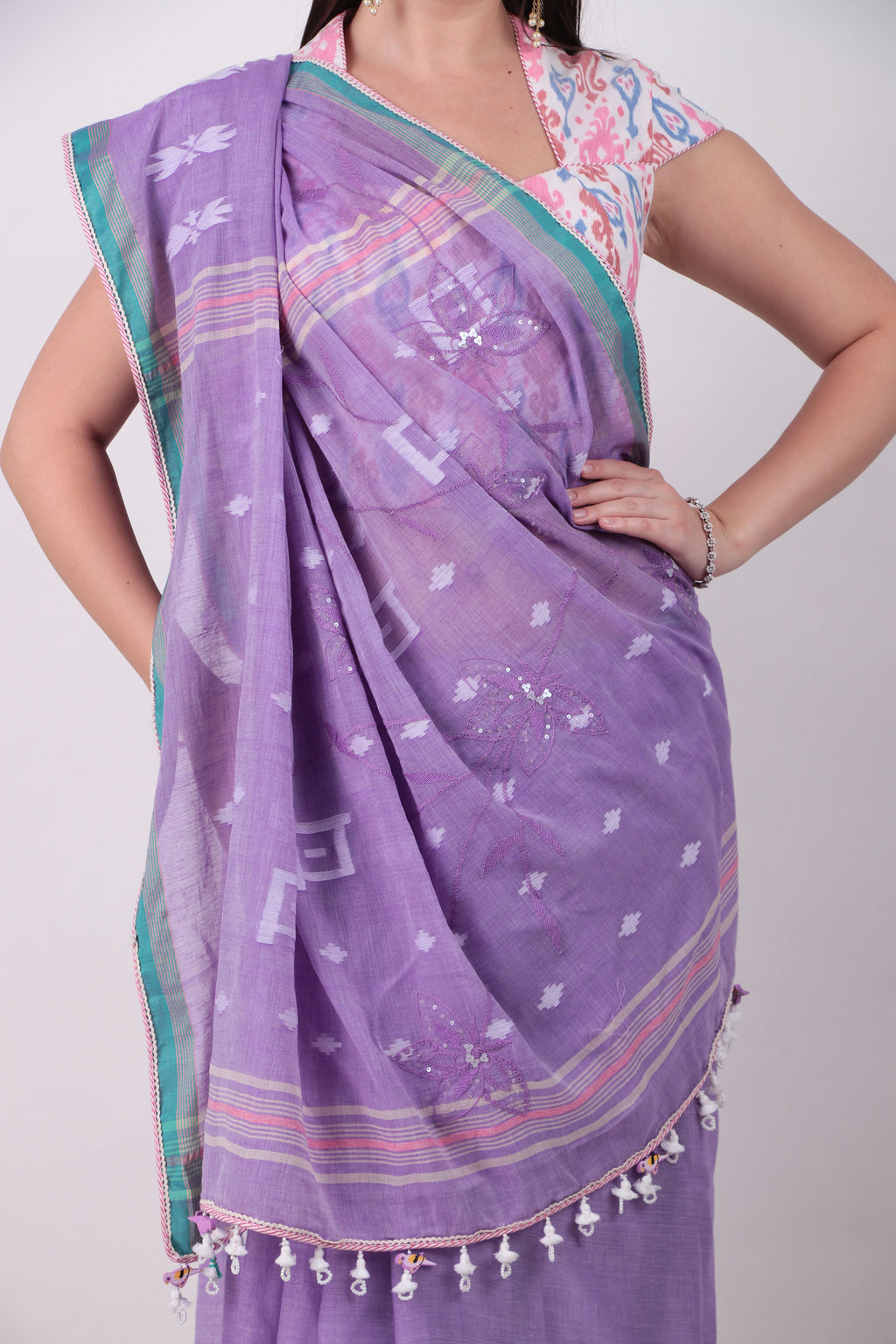 VANANI - lilac purple saree