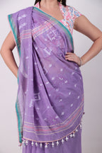 VANANI - lilac purple saree