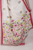 PANKHURI - Off white saree