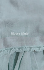Ameha - Mint Blue Saree