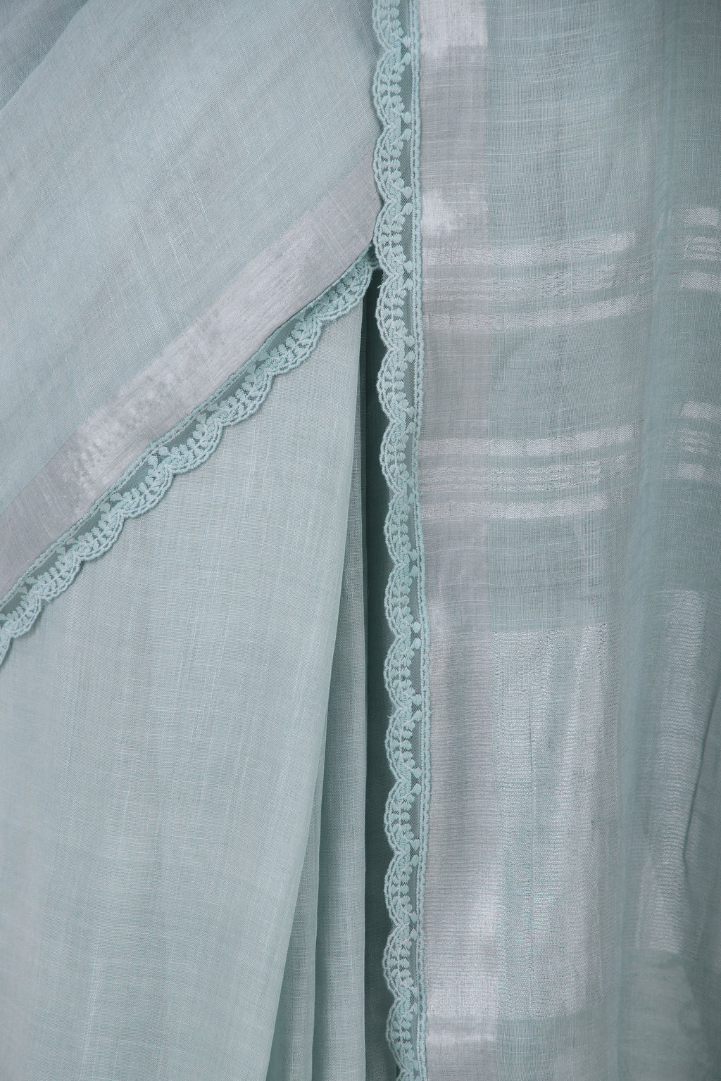 Ameha - Mint Blue Saree