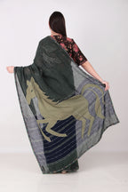 Vira - Forest Green Saree
