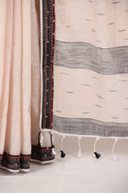 SAHAJ light beige/ecru Saree