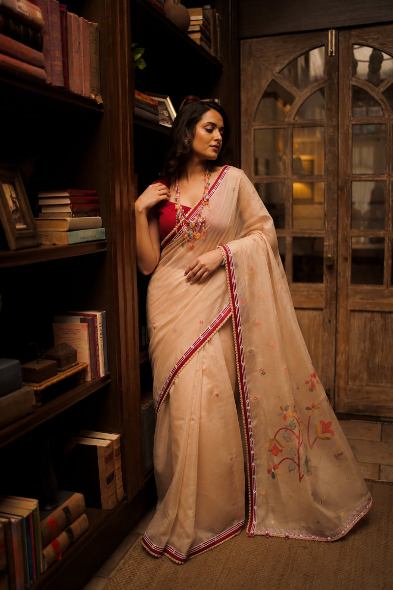 ANANTA- BEIGE  Saree