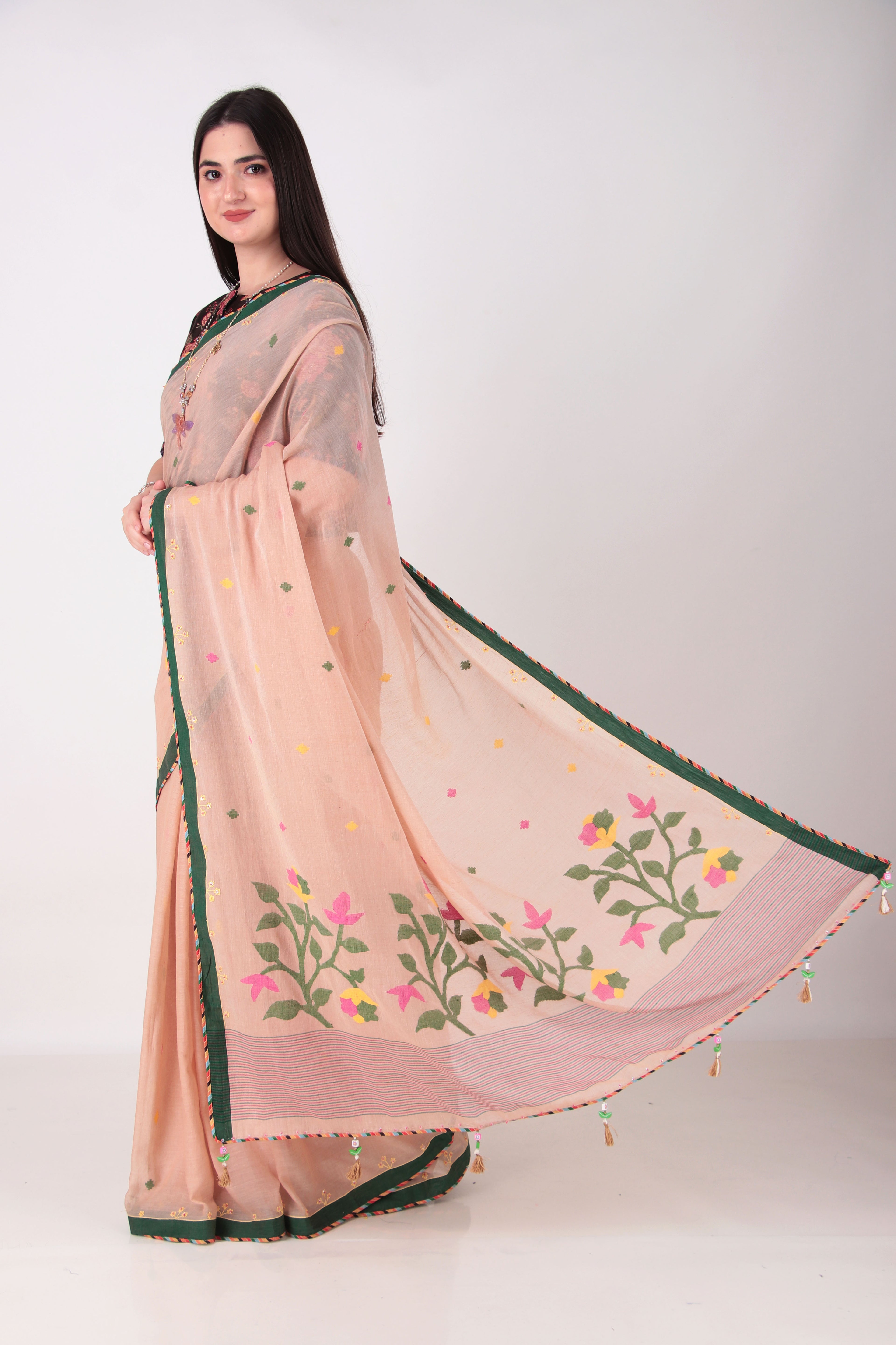 DHARA BEIGE Saree