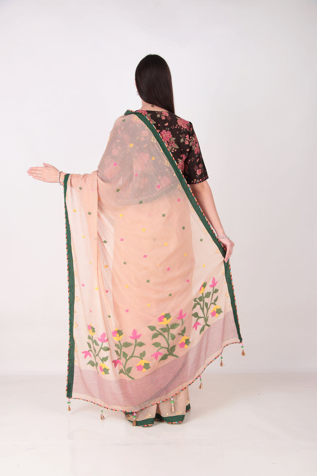 DHARA BEIGE Saree
