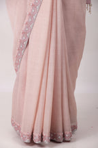 TARULATA -Powder pink saree