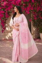 BHAVYA- Pink Saree