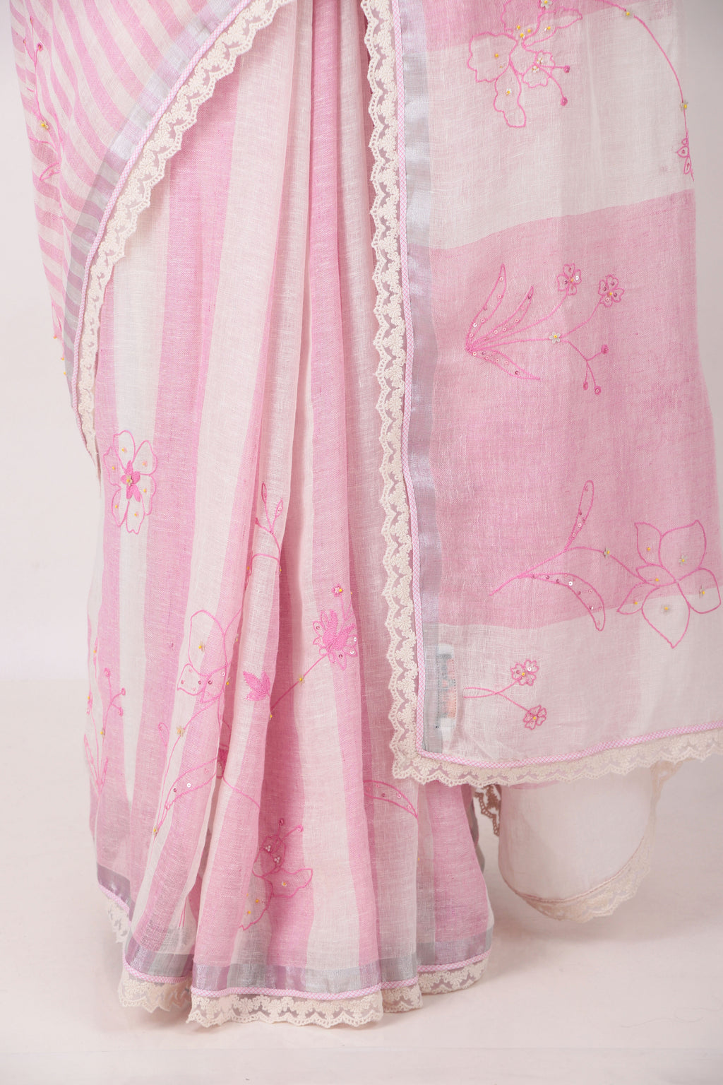 BHAVYA- Pink Saree