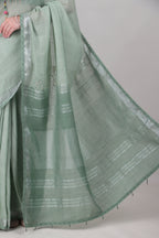 VRISHNI –sage green saree