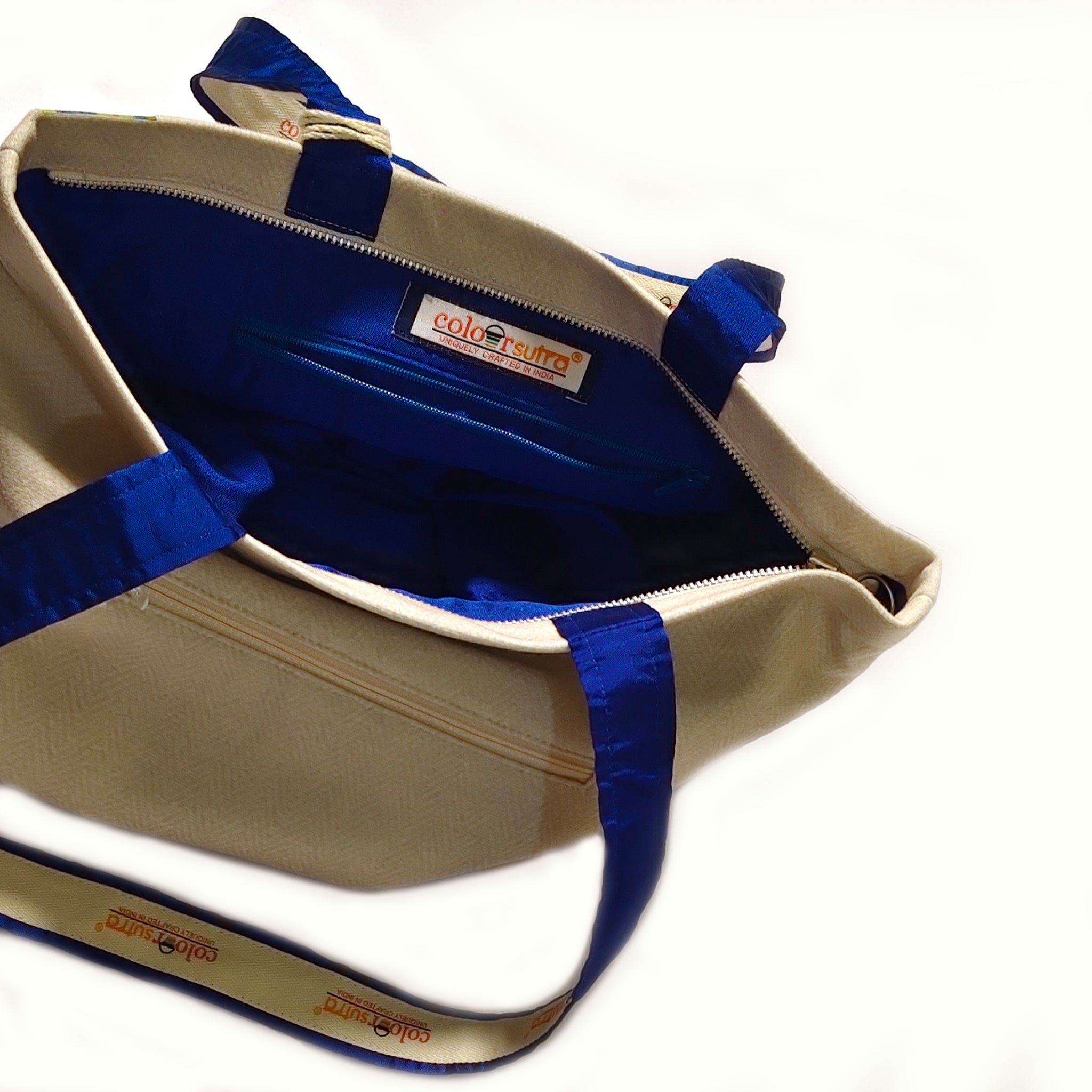 Palm foresta- off white tote bag