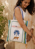 Palm foresta- off white tote bag