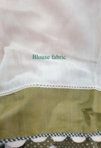 Vatika off white /cream Saree