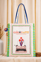 RETRO REVIVAL- white tote bag