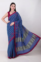 Ahilya - Royal blue saree