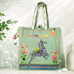 WILDERNESS RETREAT – Sage green tote bag