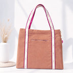 HIGHLAND ESCAPE- warm taupe tote bag