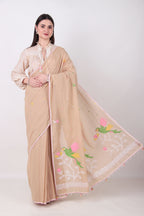 VASUDHA- BEIGE Saree