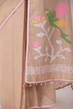 VASUDHA- BEIGE Saree