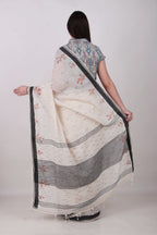 NIRVANA - Off white  Saree