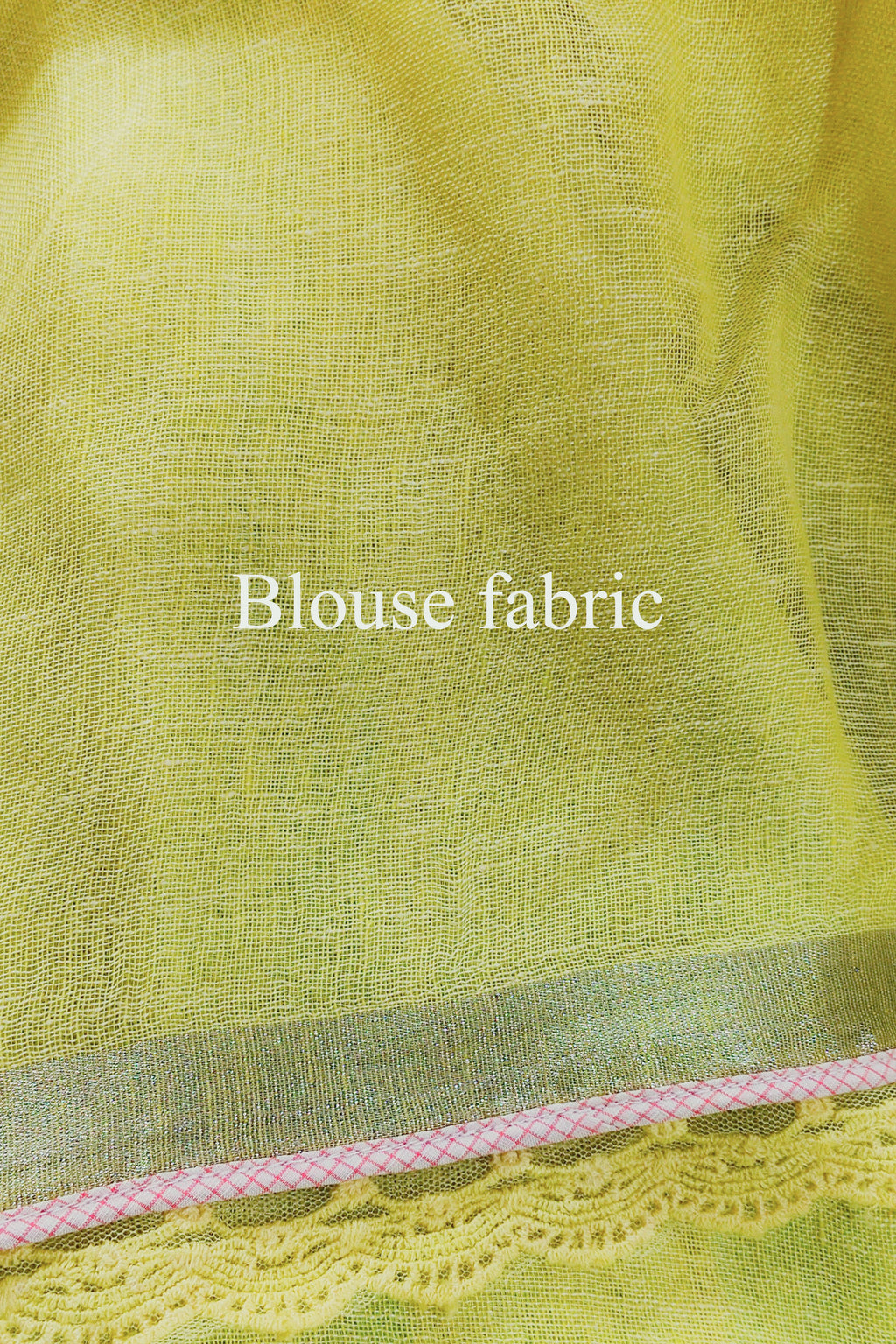 Kanchana - lime yellow Sari