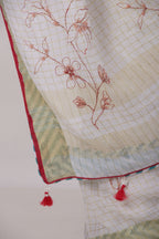 Ojaswi- Off white Saree