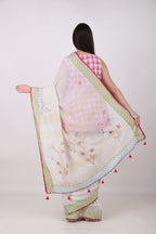 Ojaswi- Off white Saree