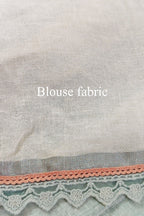 RHEA - Pastel blue Linen Saree