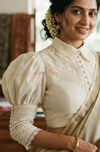 Solis shell -  off white  blouse