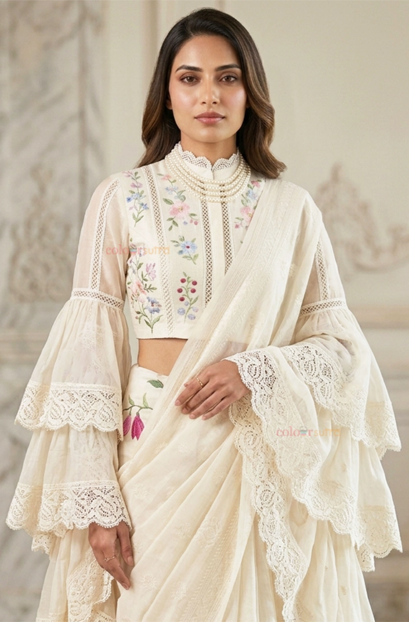 Sovereign Flora -  off white  blouse