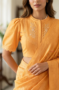 Tivoli vine- yellow embroidered  blouse