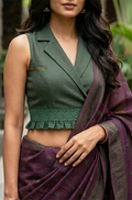 Whisp - green   blouse