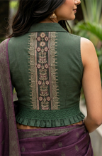Whisp - green   blouse