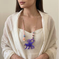 Monk Sculptural Resin Monkey necklace