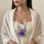 Monk Sculptural Resin Monkey necklace