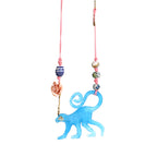 Monk Sculptural Resin Monkey necklace