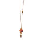 Pink Floral Statement Jewelry | Artisanal Nature-Inspired Romantic Accessory