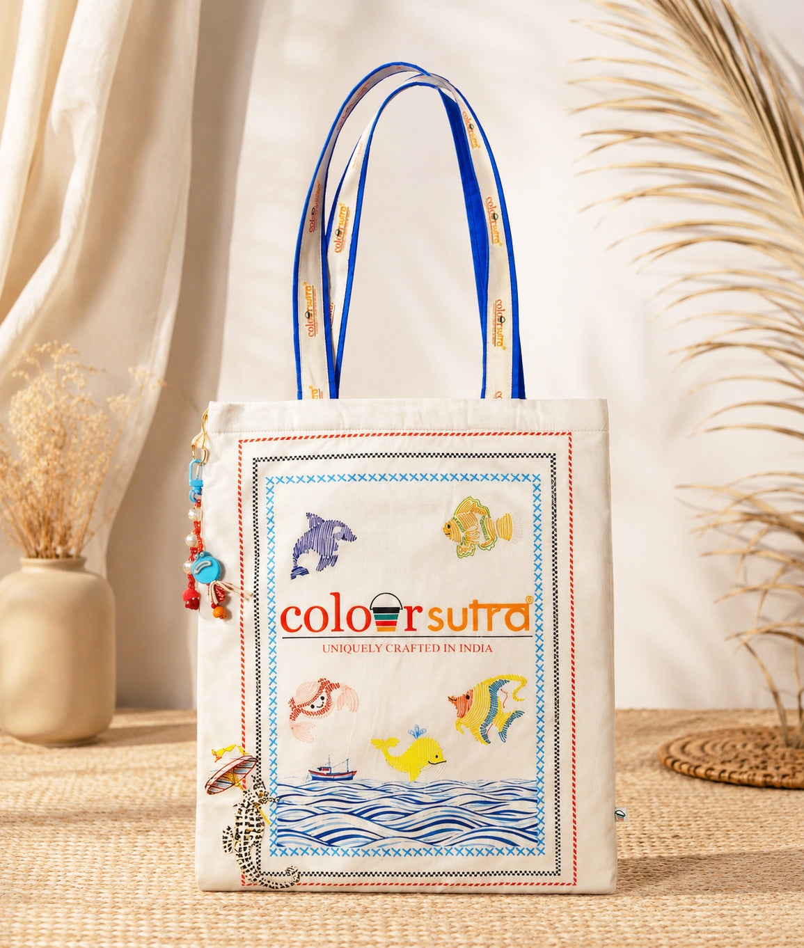 COASTAL REEF - white tote bag