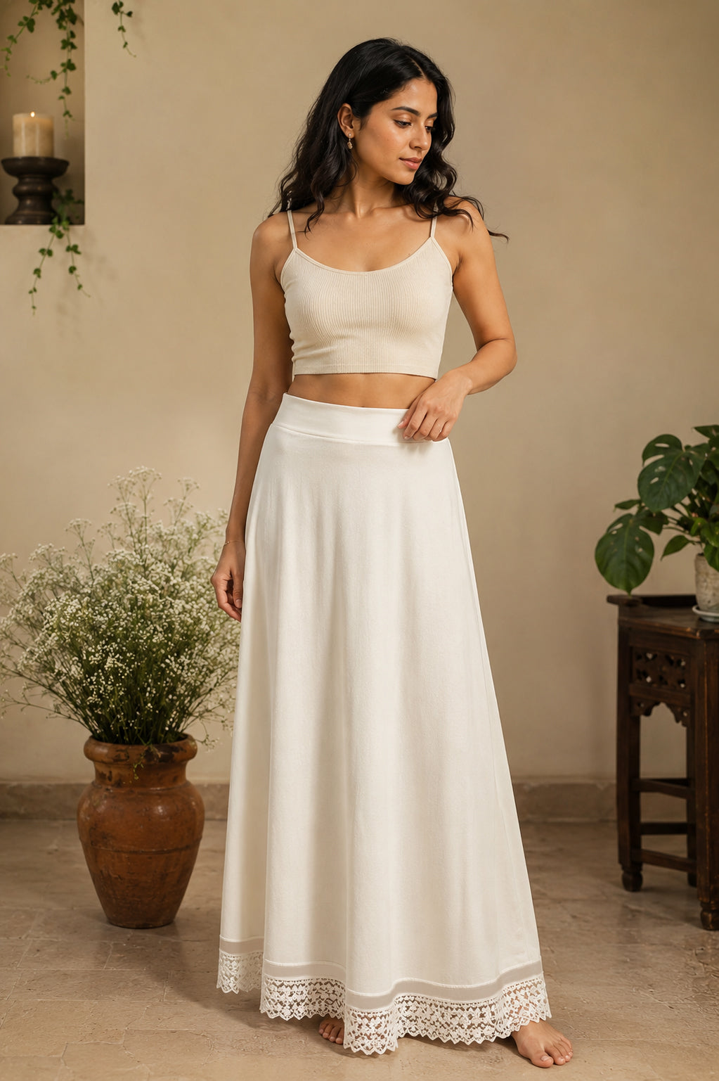Secret Aura  - Cotton lycra underskirt