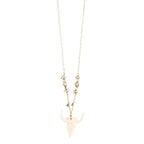 Flux Sculptural Resin Bull Skull Pendant necklace