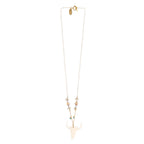 Flux Sculptural Resin Bull Skull Pendant necklace