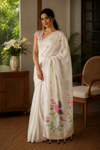 VASUDHA- BEIGE Saree