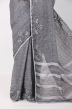 MAHIKA- Grey Saree
