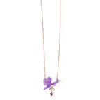 Spire Resin Squirrel on Branch Pendant Necklace