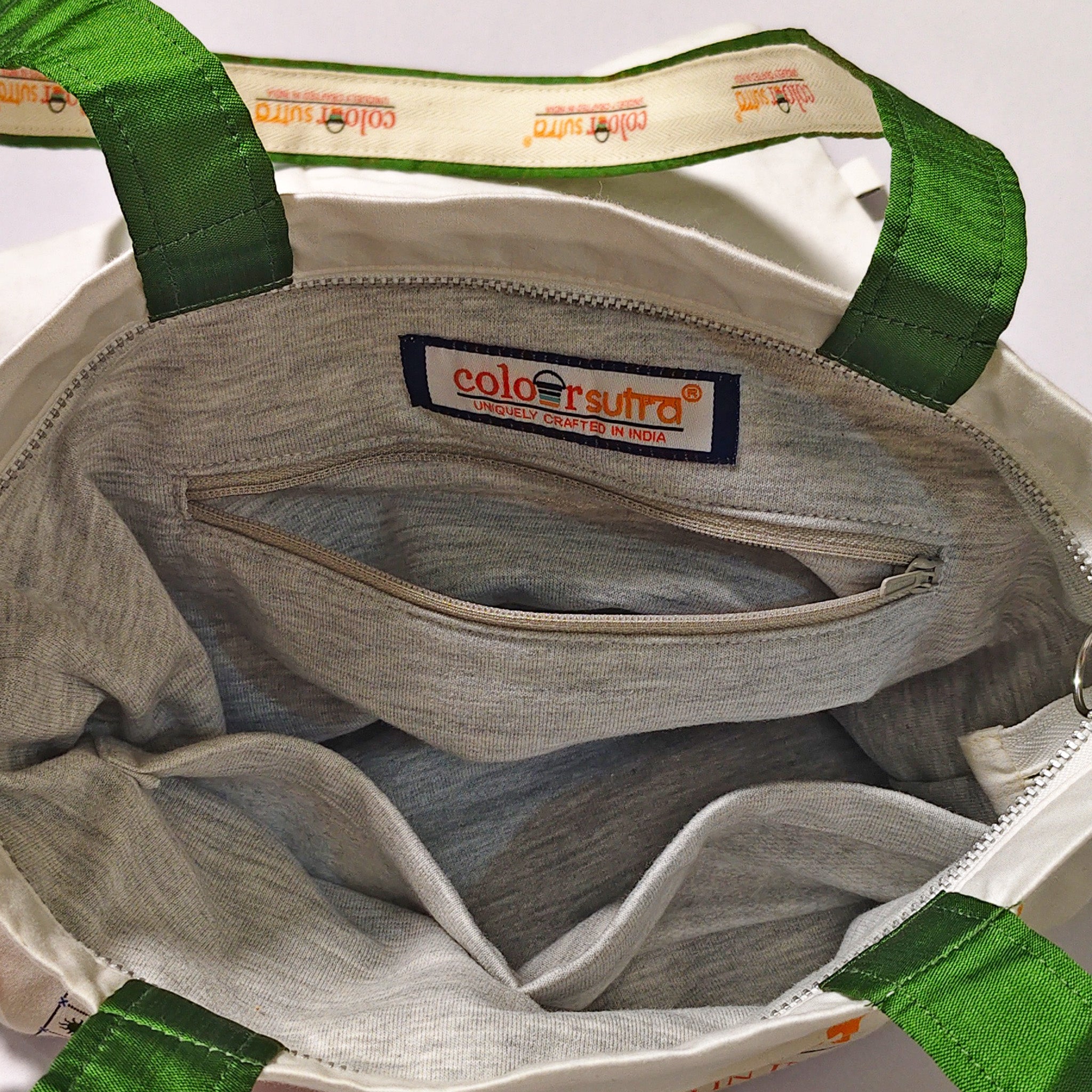 PINE CRUST- white tote bag